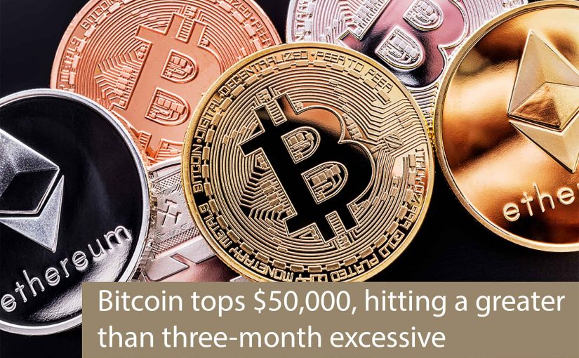 Bitcoin tops $50,000, hitting a greater than three-month excessive